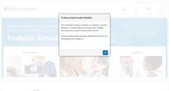 Desktop Screenshot of henryschein.at